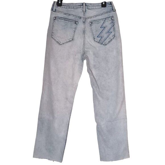 NEW Driftwood Royce Straight Ziggy Stardusk Button-fly Light Blue Wash Jeans 28 - Picture 1 of 16